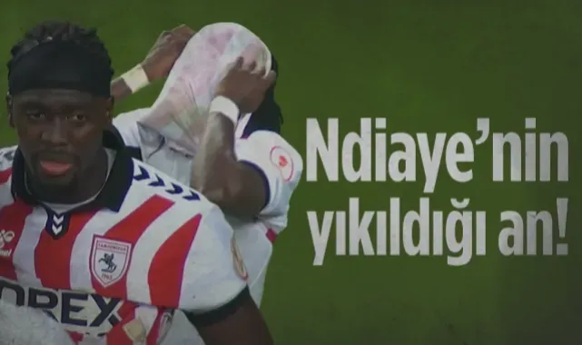 Samsunspor'da Ndiaye Şoku! Karadeniz Derbisinde Kırmızı Kart Çıktı
