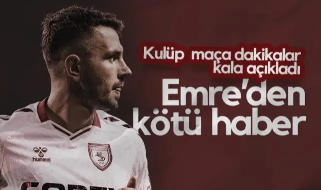 Samsunspor'da Trabzonspor Maçı Başlamadan Şok! Emre Kılınç...