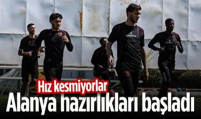 Samsunspor Hız Kesmiyor! Alanyaspor Maçı Hazırlıkları Başladı...