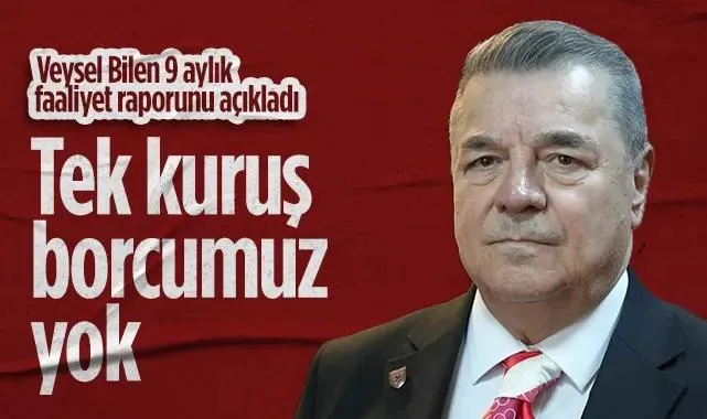 Samsunspor Kulübü Başkanvekili Veysel Bilen: Kurumlara ve Oyunculara Tek Kuruş Borcumuz Yok