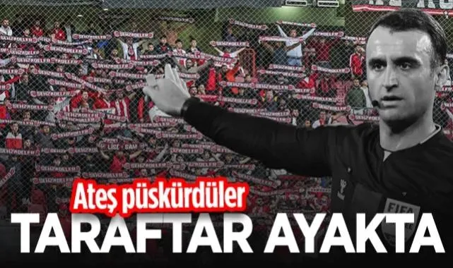 Samsunspor Taraftarından Hakem İsyanı! Ateş Püskürdüler...
