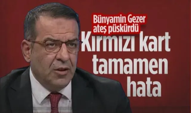 Samsunspor-Trabzonspor Maçının Ardından Bünyamin Gezer Ateş Püskürdü: Kırmızı Kart Tamamen Hata!