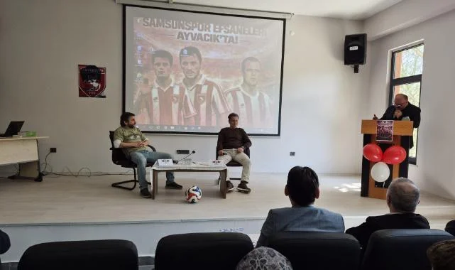 Samsunspor'un Efsane İsimleri Ayvacık'ta Öğrencilerle Buluştu