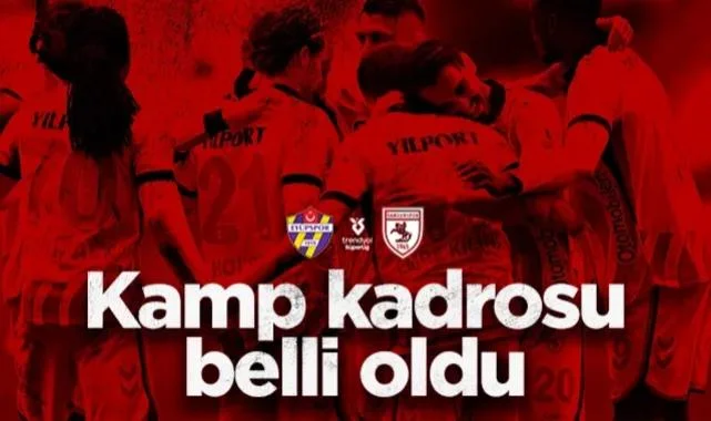 Samsunspor’un Eyüpspor Kamp Kadrosu Belli Oldu