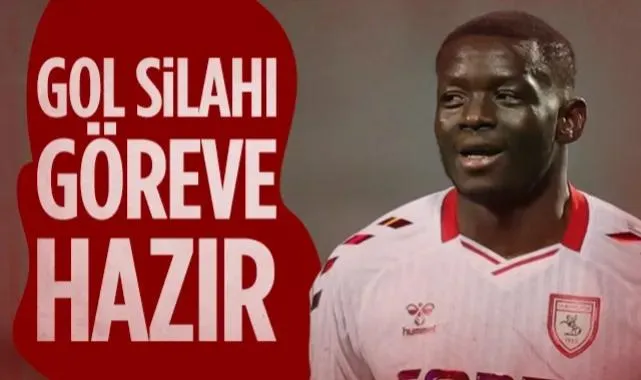 Samsunspor'un Golcüsü Marius Göreve Hazır