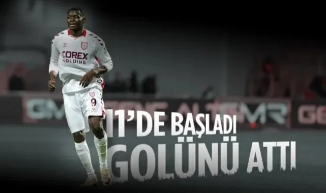 Samsunspor'un Golcüsü Marius Mouandilmadji’den Altın Değerinde Gol!