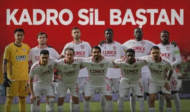 Samsunspor'un Kadrosu Sil Baştan Yenilendi!