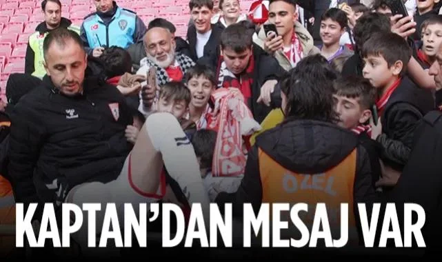 Samsunspor'un Kaptanı Zeki Yavru'dan Taraftara Mesaj Var