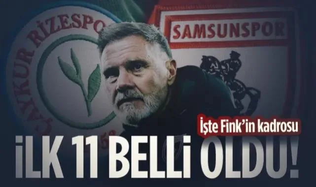 Samsunspor'un Rizespor Derbisinin İlk 11'i Açıklandı