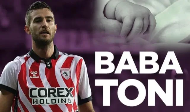 Samsunspor'un Stoperi Toni Borevkoviç Baba Oldu!