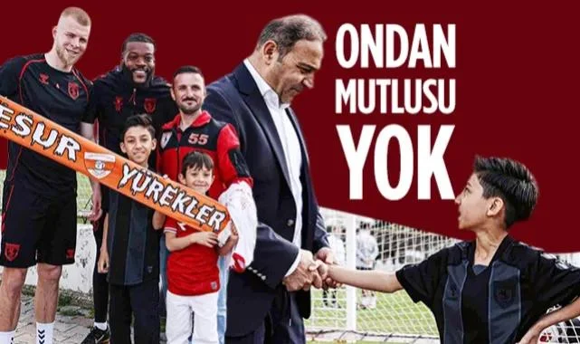 Samsunspor’un Tatlı Misafiri: Ömer Asaf Tesislerin Tozunu Attırdı!