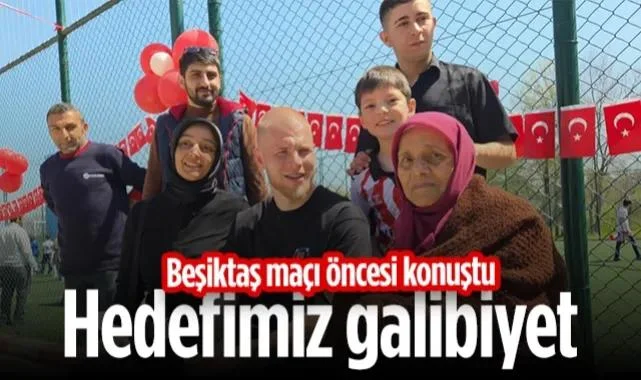 Samsunspor'un Yıldızı Drongelen Beşiktaş Maçı Öncesi Konuştu: Hedefimiz Galibiyet