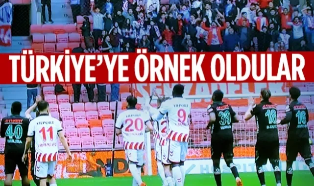 Samsunspor ve Konyaspor'dan Unutulmaz Görüntüler!