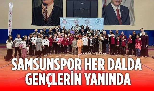 Samsunspor Vezirköprü'de Gençleri Yalnız Bırakmadı