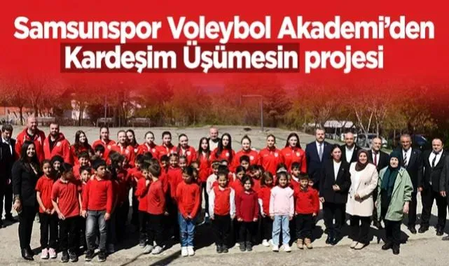 Samsunspor Voleybol Akademiden 'Kardeşim Üşümesin' Projesi