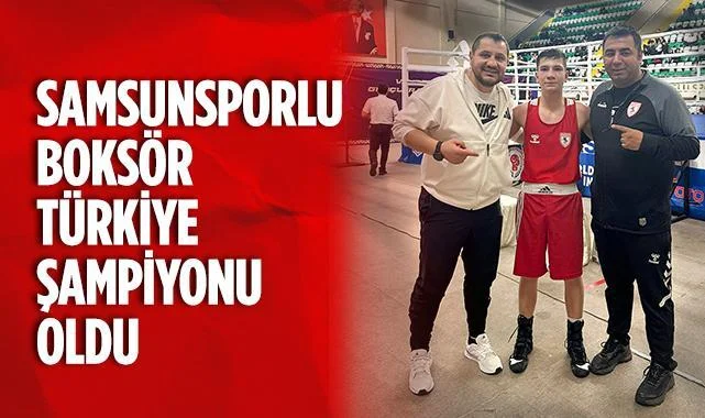 Samsunsporlu Boksör Muhammed Ali Arlı Türkiye Şampiyonu Oldu