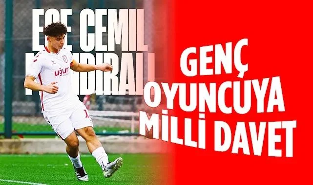 Samsunsporlu Ege Cemil Mandıralı'ya Milli Davet