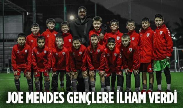Samsunsporlu Joe Mendes'ten Akademiye Ziyaret: Tecrübelerini Paylaştı