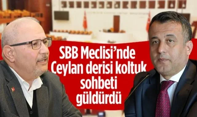 SBB Meclisi'nde Halit Doğan ve Atila Tekcan Arasındaki Ceylan Derisi Koltuk Sohbeti Güldürdü