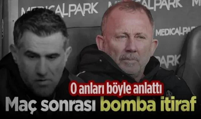 Sergen Yalçın'dan Samsunspor Mağlubiyeti Sonrası Bomba İtiraf!