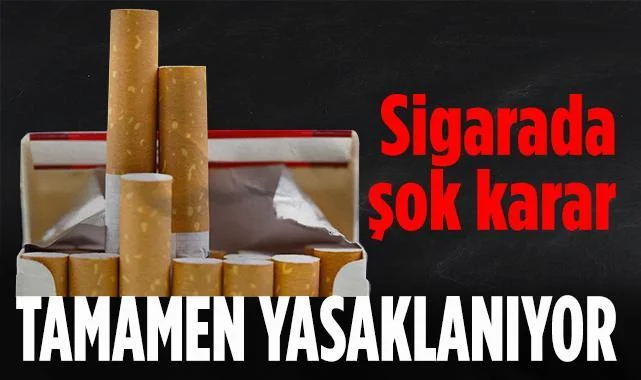 Sigarada Devrim Gibi Karar: Tamamen Yasaklanıyor