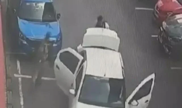 Terör saldırısı öncesi hazırlık kamerada: Beyaz otomobille gelmişler