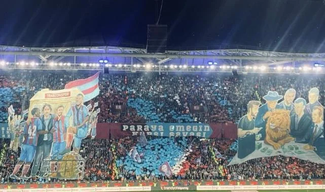 Trabzonspor Taraftarından Koreografi Şov: Sosyal Medyayı Salladı
