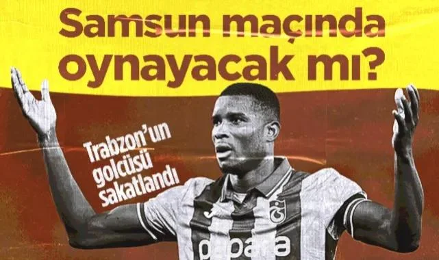 Trabzonspor'un Golcüsü Onuachu Sakatlandı! Samsunspor Maçında Oynayacak mı?