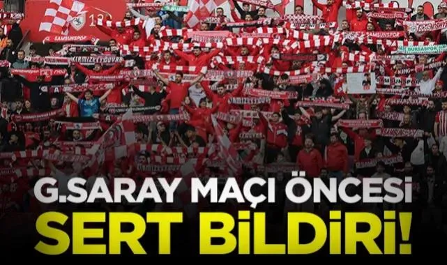 ÜNİSAM'dan Galatasaray Maçı Öncesi Sert Bildiri: Burası Samsun, Buradan Çıkış Yok!