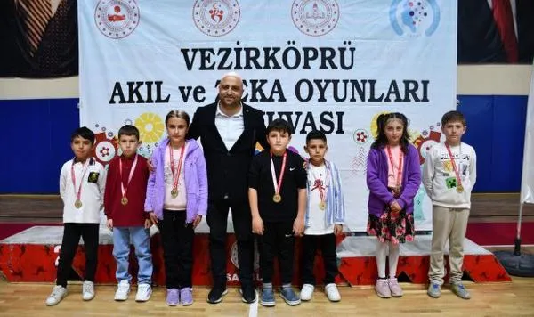 Vezirköprü'de Akıl ve Zeka Oyunları Turnuvası Sonuçlandı