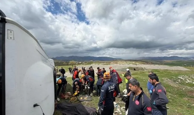 Yolcu Otobüsü Devrildi: Ölü ve Yaralılar Var