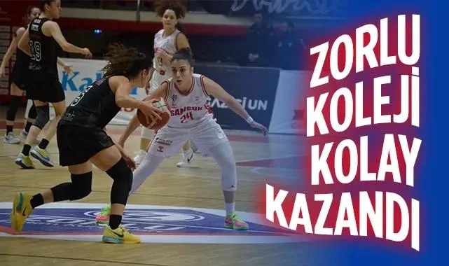 Zorlu Koleji Samsun Basketbol Deplasmanda Güldü