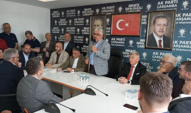 AK Parti Çarşamba İlçe Başkanlığında bayramlaşma programı düzenlendi