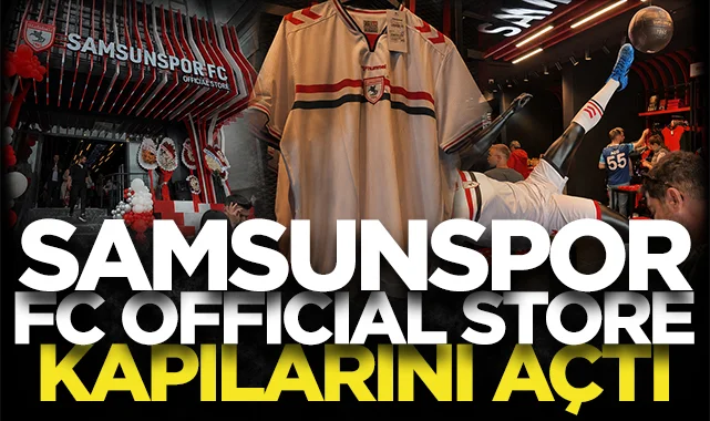 Atakum'da Samsunspor coşkusu! "FC Official Store" kapılarını açtı