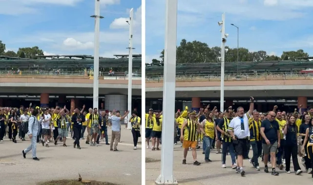 Atina'da Fenerbahçe taraftarından Mustafa Kemal’in askerleriyiz tezahüratı