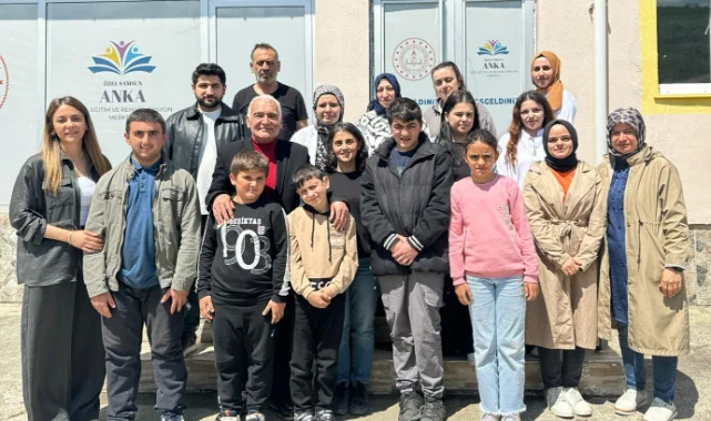 Ayvacık'ta yürekleri ısıtan ziyaret: Erdal Avcı özel çocuklarla buluştu