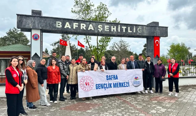 Bafra’da 19 Mayıs ruhu sokaklara taştı