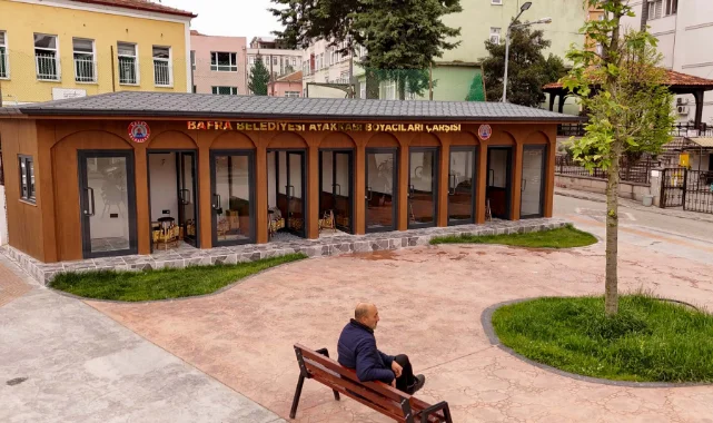 Bafra'da boyacı esnafına modern tesis: Yeni çarşı hizmete girdi