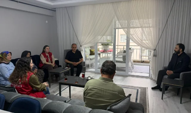 Bafra’da Gençlik Haftası’nda şehit ailesine ziyaret