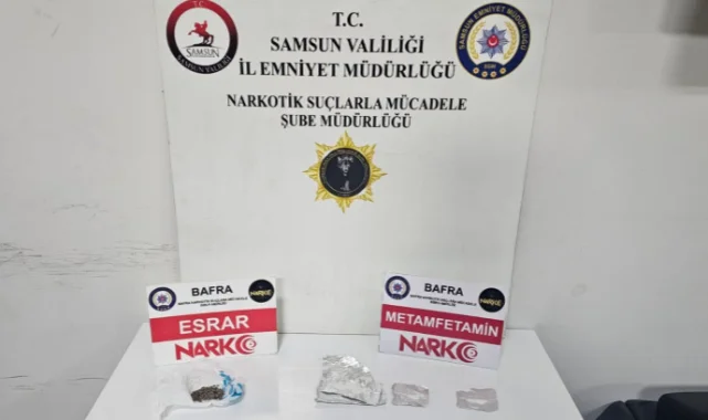 Bafra'da narkotik operasyonunda bir kişi tutuklandı