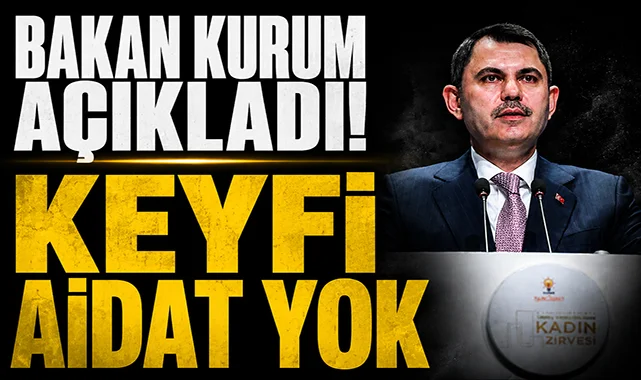 Bakan Murat Kurum açıkladı: Site aidatlarına yeni düzenleme