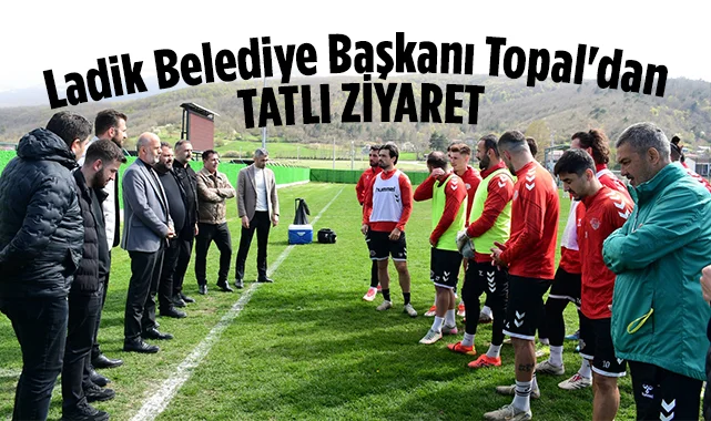Başkan Adnan Topal'dan Ladik Belediyespor'a Tatlı Ziyaret