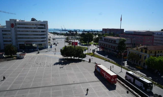 Bayramda Samsun sokaklarında sessizlik hakim