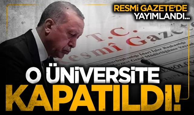 Bilgi Üniversitesi Cumhurbaşkanlığı kararıyla kapatıldı