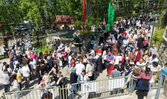 Canik Macera Parkı'nda ilk gün rekoru: 10 bin ziyaretçi