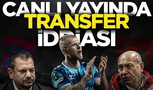 Canlı yayında transfer iddiası! Trabzonspor ve Samsunspor Drongelen için masada...