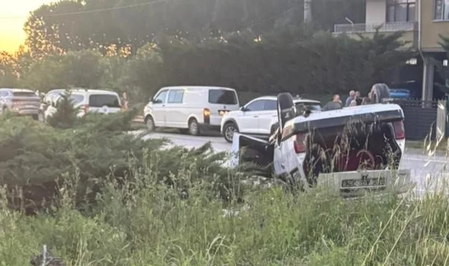Çarşamba'da feci kaza: Kontrolden çıkan araç takla attı! Yaralılar var...