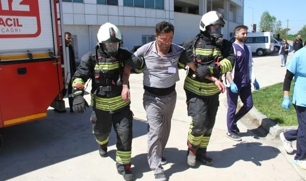 Çarşamba Devlet Hastanesi'nde Afet Tatbikatı