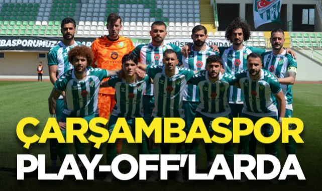 Çarşambaspor Play-Off'larda: 3. Lig Yolunda Dev Adım!
