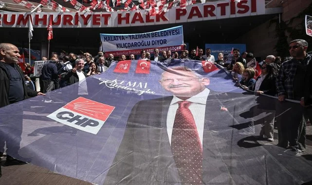 CHP Genel Merkezi'nde hareketlilik başladı! Atılan slogan gündem oldu